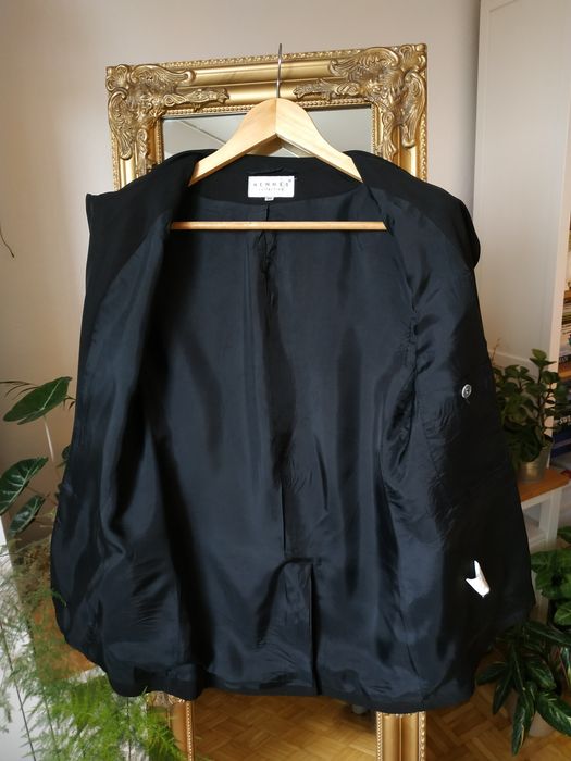Czarna marynarka damska, HENNES dla H&M, rozmiar L/40