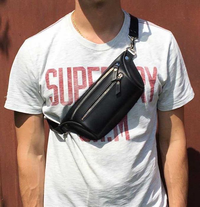 Сумка Кожаная, Бананка Из Кожи РУЧНОЙ Работы, Поясная Сумка, Кошелек