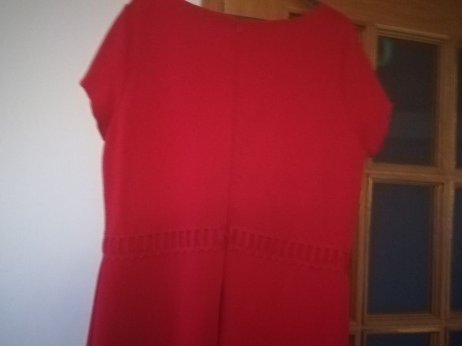 Vestido casual vermelho ,