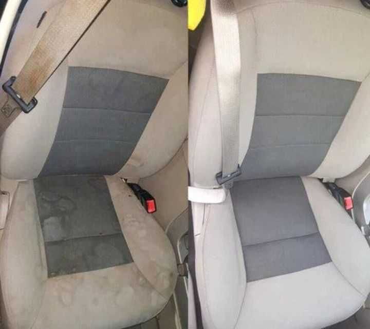 Limpeza de estofos Automotivo. Sofás, tapetes