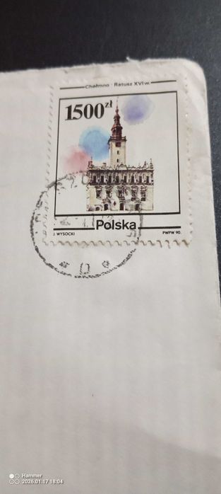 polski znaczek pocztowy