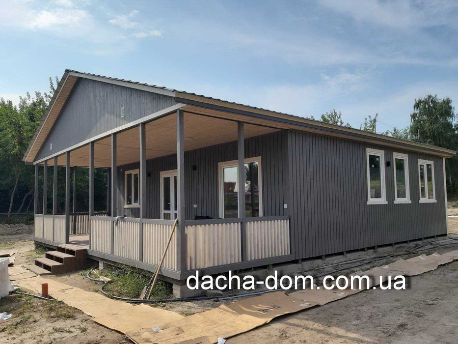 Каркасные дачные домики! От 3500 грн. м/кв. И зимой.