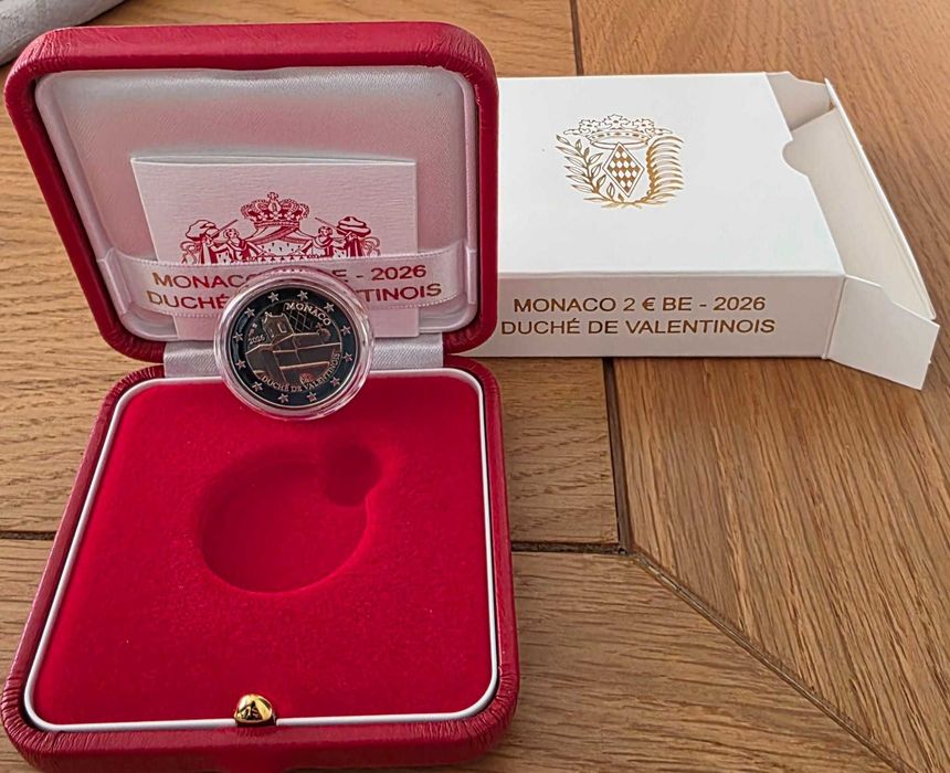 Mónaco 2€ Proof 2026 – Ducado de Valentinois