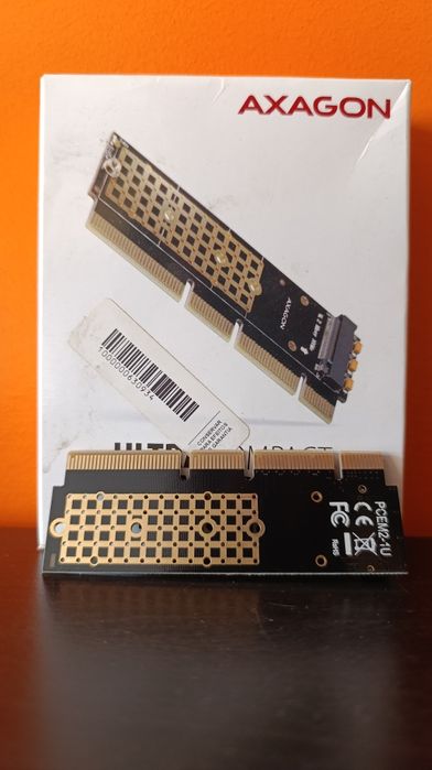 Axagon PCEM2-1U — adaptador PCIe para M.2 NVMe64738348626563122