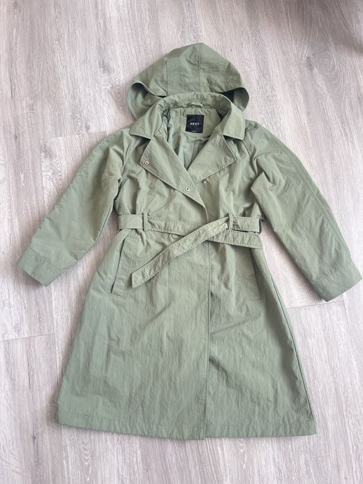 Плащ Next оливкового кольору