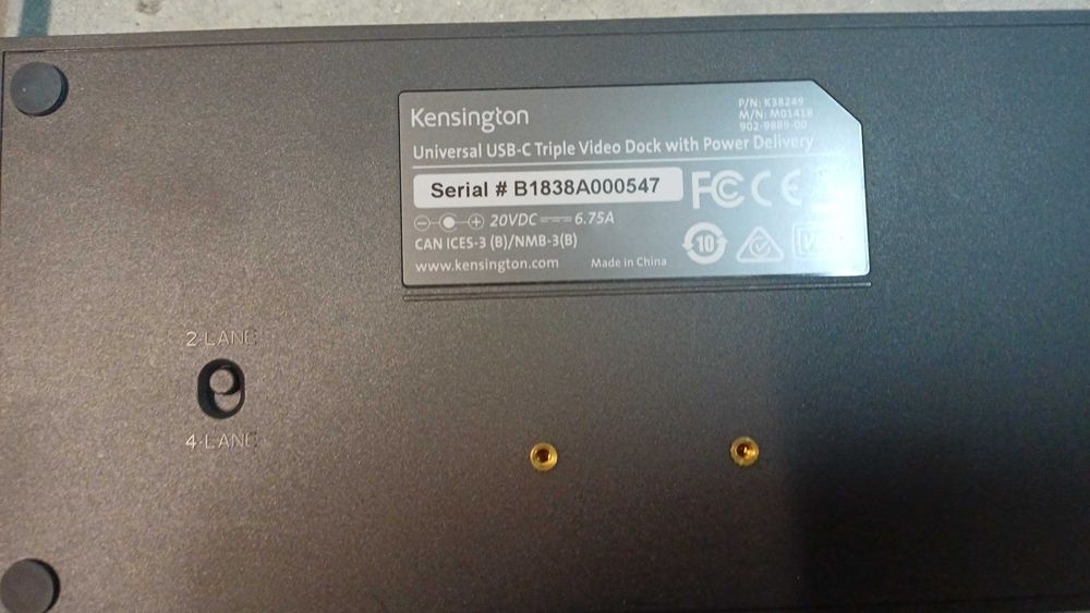 Docking station universal kensigton SD4800P
