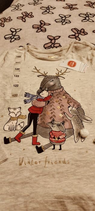 Sprzedam nową bluzkę zimowa w rozmiarze 122 firmy cool club