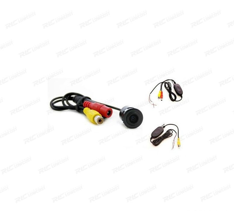CAMARA TRASEIRA COM EMISOR RECEPTOR WIRELESS PARA GPS DVD POR RCA