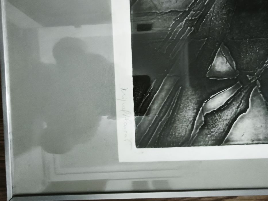 Litografia com moldura