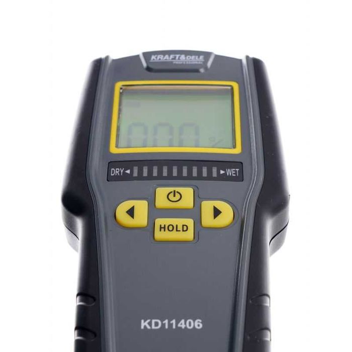 MIERNIK WILGOTNOŚCIOMIERZ tester wilgotności drewna magazyn 9V kd11406
