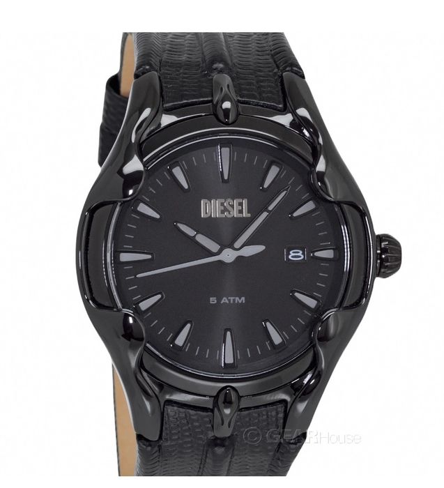 DIESEL Metamorph Vert Mens Watch, Black Dial, Reptilian. Годинник часы