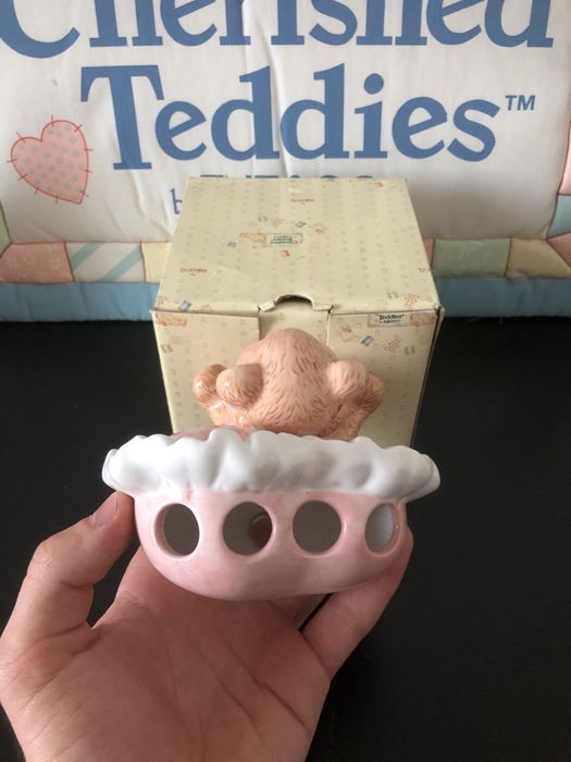 Вінтажний керамічний набір для ванної Cherished Teddies Enesco 1994