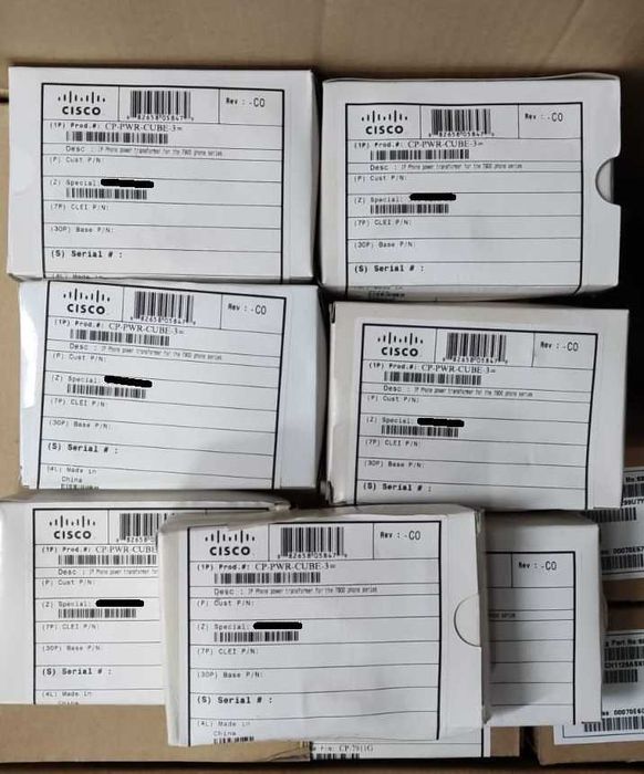 Cisco Phones 7911, 7912, 7961 and 48V Power Adapters64409419260417122