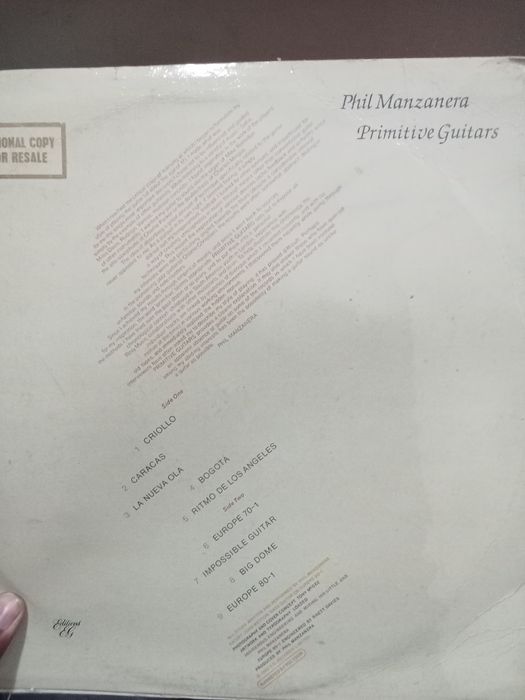 Disco vinil, Phil Manzanera