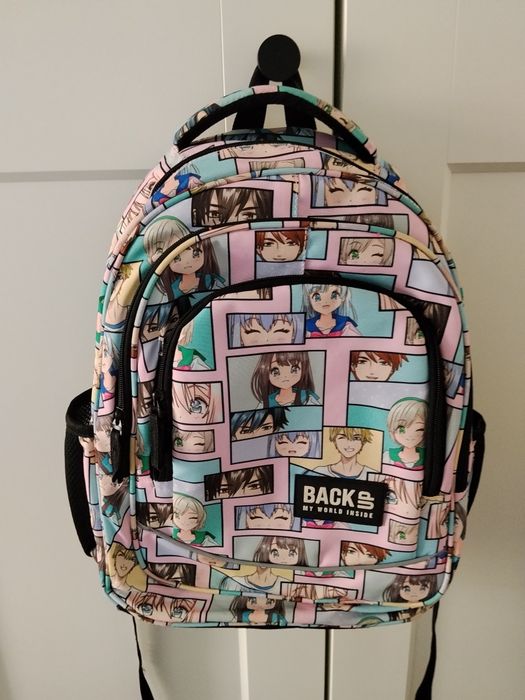 Zadbany Backup Back Up plecak manga anime