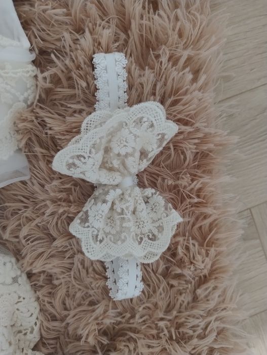 Zestaw/komplet na chrzest Milulove rozmiar 68