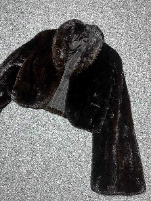 Жіноча норкова шуба - 100% Хутро - Розмір XS