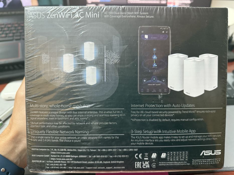 Asus ZenWiFi AC Mini AC1500 Dual-band Mesh WiFi System