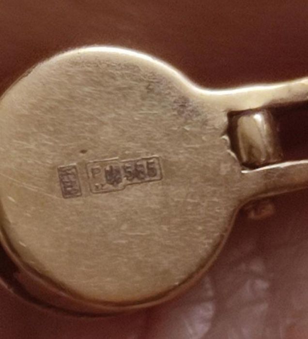 Ожерелье с жемчуга, золотая застёжка, 585 проба, 49 см