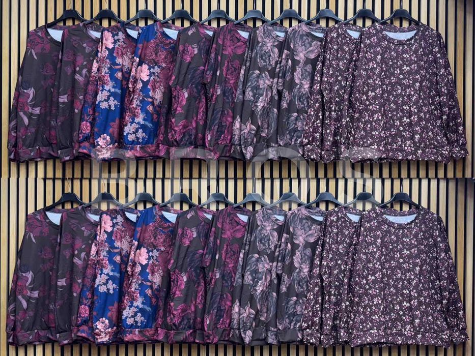 Bluza kwiaty ,oversizie 130