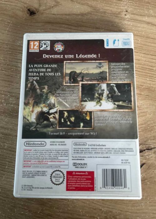 Zelda: Twilight Princess – Wii (PAL) — completo e em ótimo estado