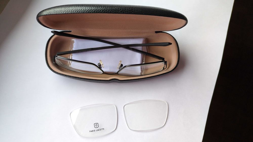 Nowe oryginalne okulary Fabio Lacetti oprawki + etui + szkła