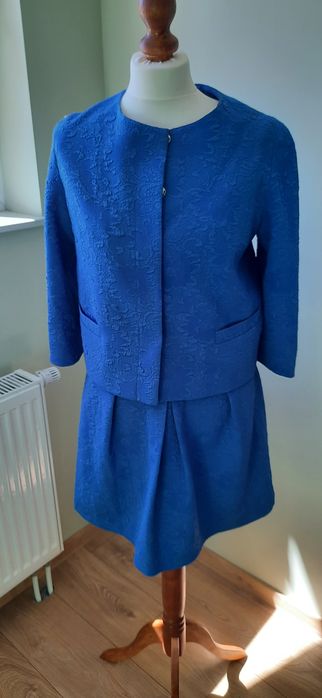 Garsonka, komplet na wesele komunie spódnica i marynarka