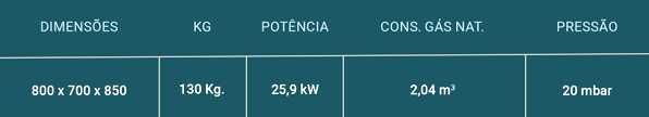 Fogão Industrial com 4 Queimadores + Forno a Gás - Linha 700 -  NOVO