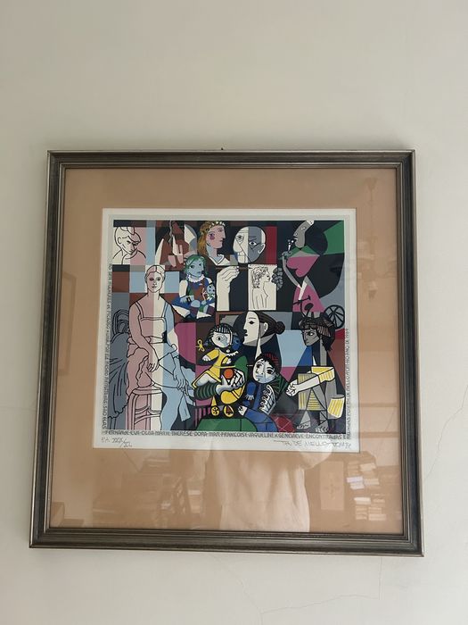 “Retrato de Mulheres e Músas” – estilo cubista contemporâneo