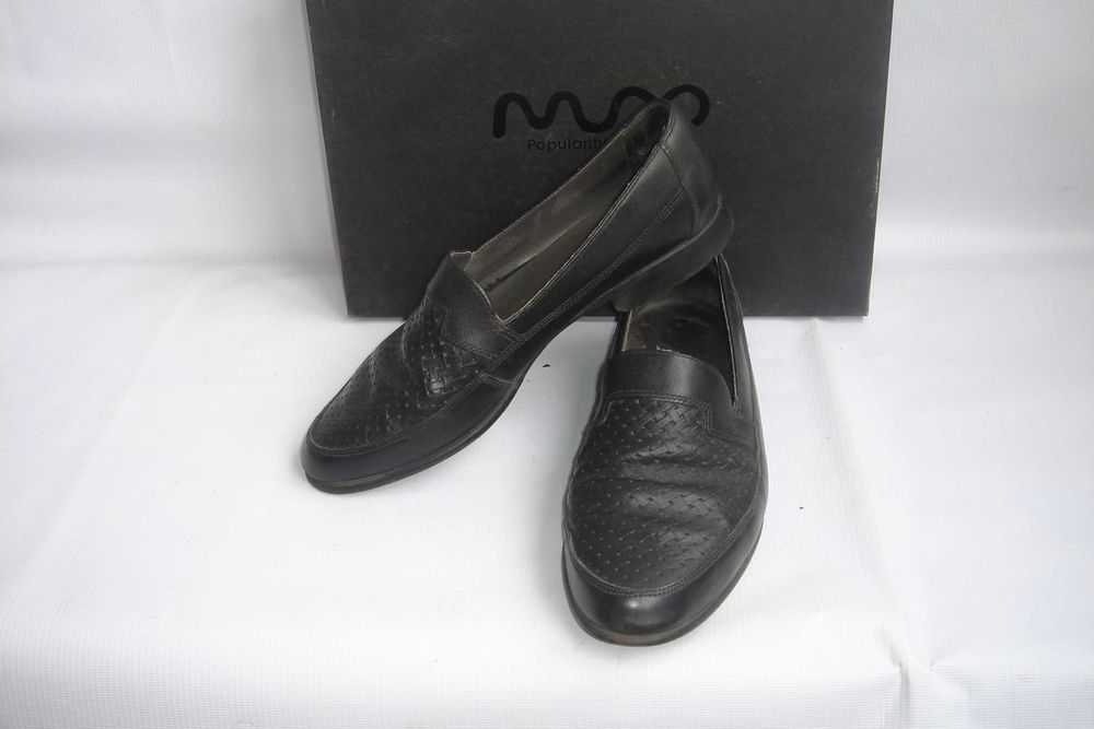 Кожаная мужская летняя обувь.