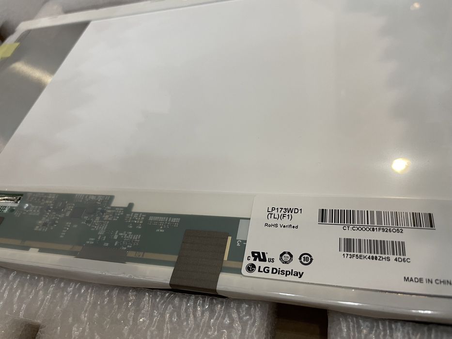 Matryca 17.3 cała led nowa  LG lp173wd1 tlf1 matowa