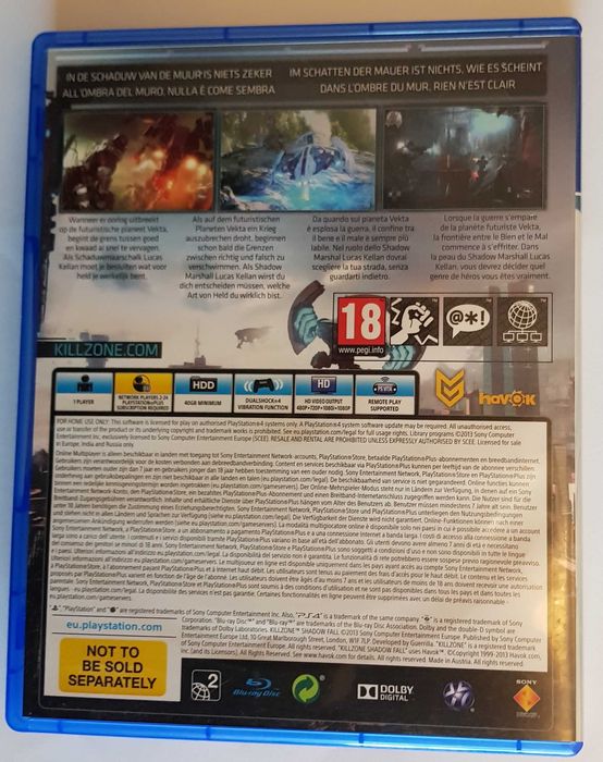 KillZone - Shadow Fall - Jogo Ps4