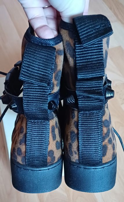 Nowe botki panterka Modne