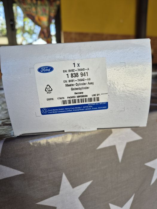 Cilindro principal embraiagem Ford Focus 2017