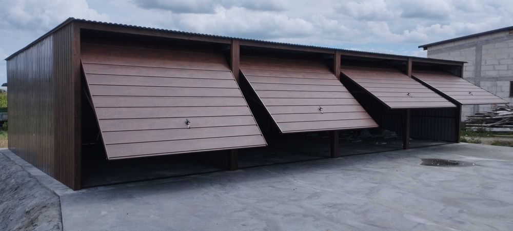 garaż blaszany 12x6 garaże blaszane wiata na busy magazyn  7x5