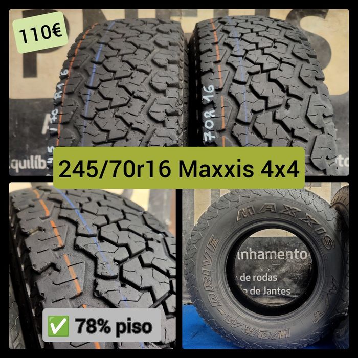 Pneus ocasião 235/70r16 245/70r16 245/75r16 265/70r16