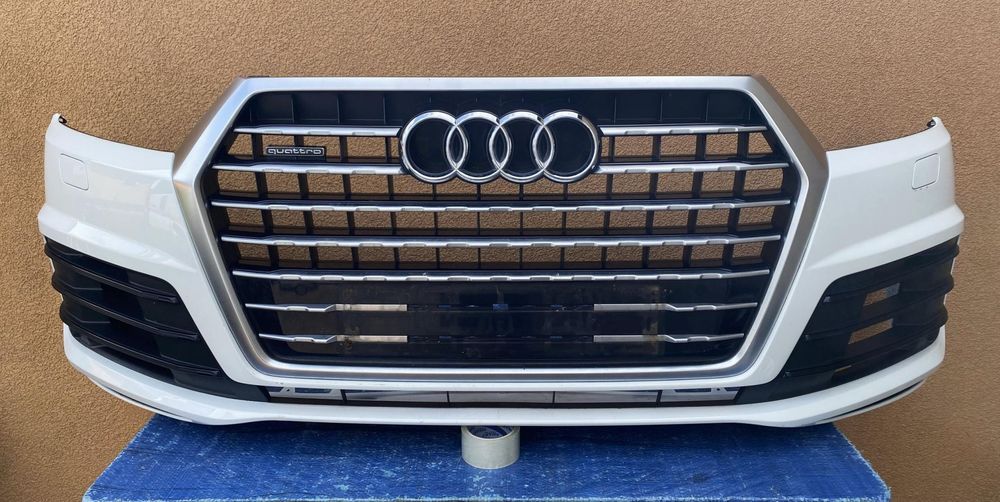 AUDI Q7 4M S-LINE LY9C ZDERZAK PRZÓD PRZEDNI KOMPLETNY 4xPDC SPRYSKI