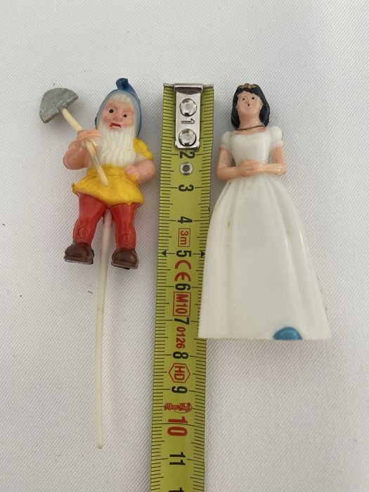 Decoração Bolo Branca de Neve e 7 Anões - anos 60