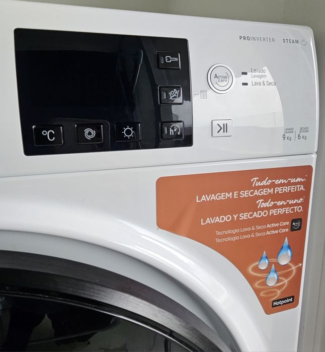 Máquina de lavar e secar roupa