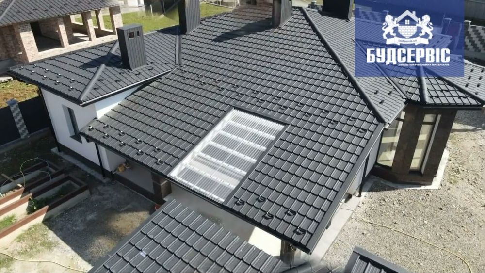 Металочерепиця.Фальц.Профнастил.Дах.Металопрофіль.Покрівля