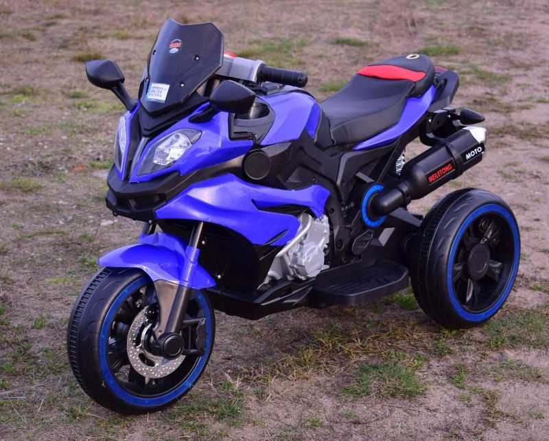 BAWIBUS.PL Auto motorek MOTOR ŚCIGACZ na akumulator autka 3kołowy jeep