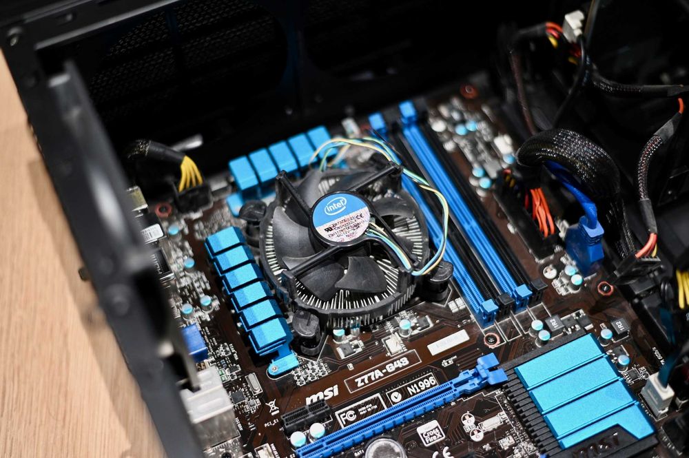 MSI Z77A-G43 (LGA1155, DDR3) – sprawna płyta główna + procesor i5