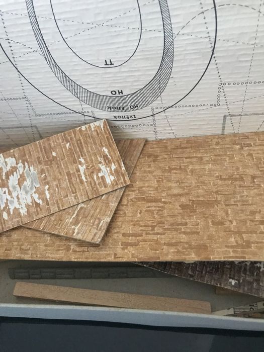 Faller 552 Para comboios Tunel pecas em papel e madeita