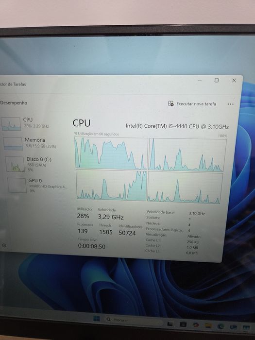 Computador i5 ideal para trabalho