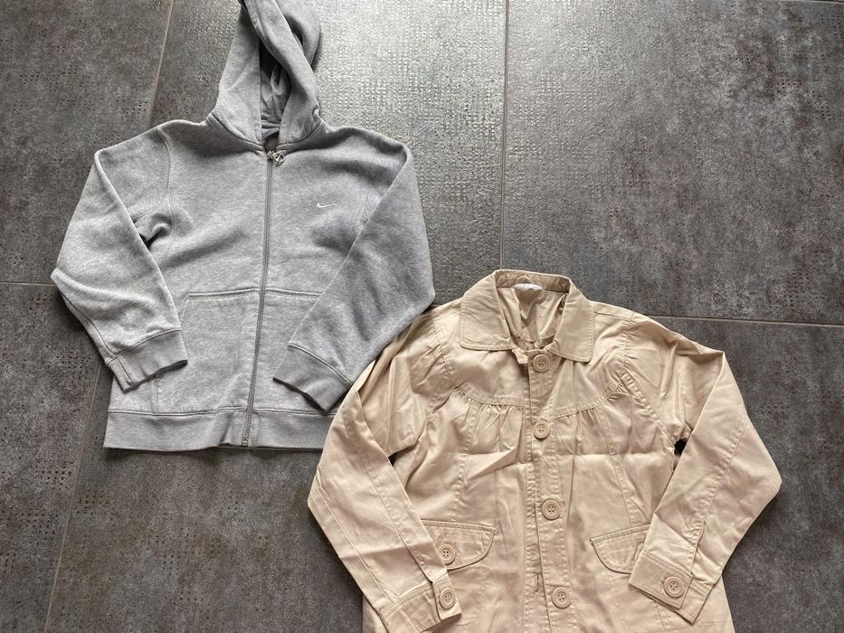 Zestaw kilkunastu firmowych ubrań  r.134/140 super stan