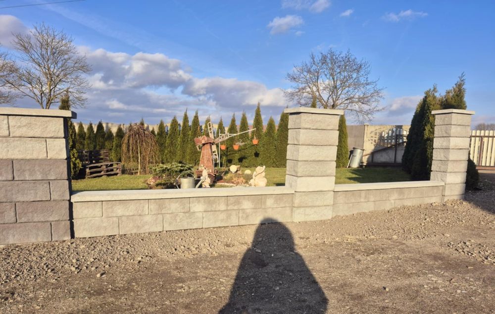 Bloczki ogrodzeniowe