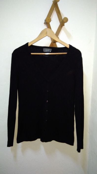 Black knitted jacket, size M/L, by MO64740866977665124