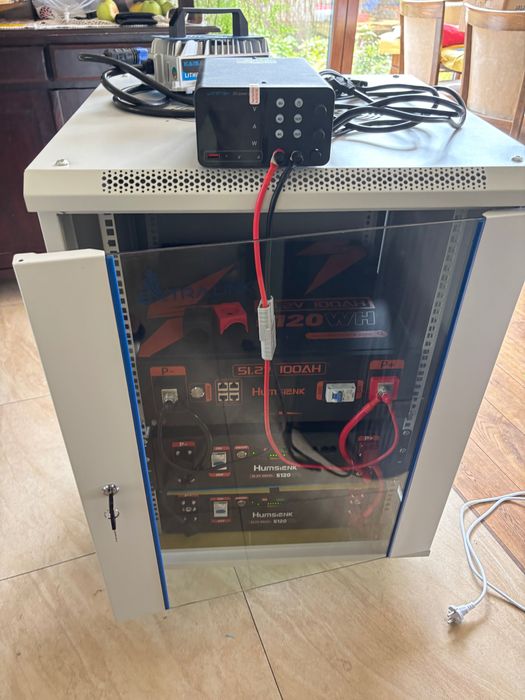 3 x HUMSIENK magazyn energii 5.12kWh AKUMULATOR 48V 100Ah LiFePO4 3U RACK z BT