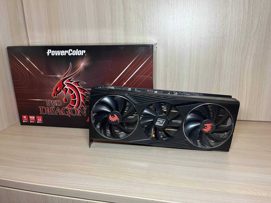 Відеокарта PowerColor Radeon RX 6800 XT 16 GB Red Dragon. Ідеальний стан