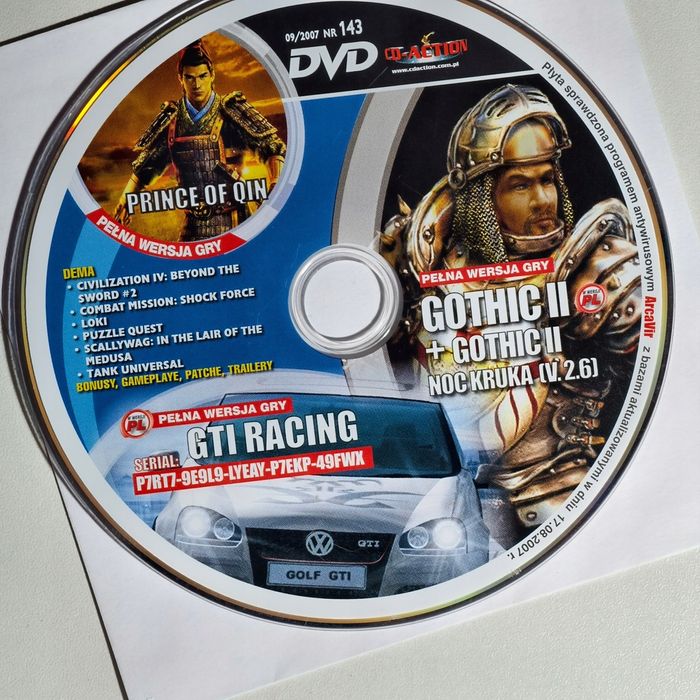 cd-action nr (143) - gothic 2 ii pl  - z dodatkiem noc kruka